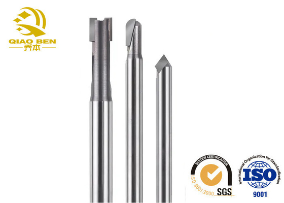 Diamond PCD End Mill PCD Flute Milling Cutter Tool For Graphite Carbon
