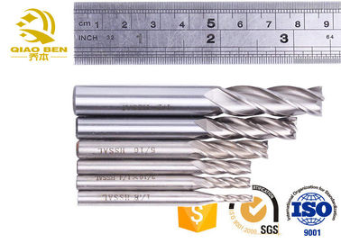 4 Flute Square CNC End Mill Cutter High Rigidity Smooth Chip Removal NOT Coating