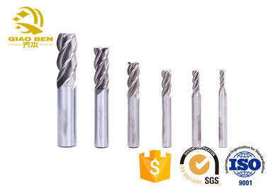 4 Flute Square CNC End Mill Cutter High Rigidity Smooth Chip Removal NOT Coating