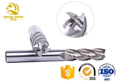 4 Flute Square CNC End Mill Cutter High Rigidity Smooth Chip Removal NOT Coating