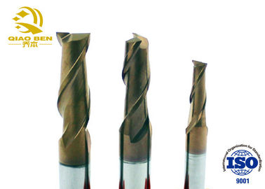 Solid Tungsten Carbide Metal Cutting Tools 4 Flute Parallel Shank End Mill