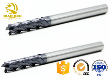 4 Flutes Tungsten Carbide CNC End Mill Cutter High Hardness Anti - Breakage Edge